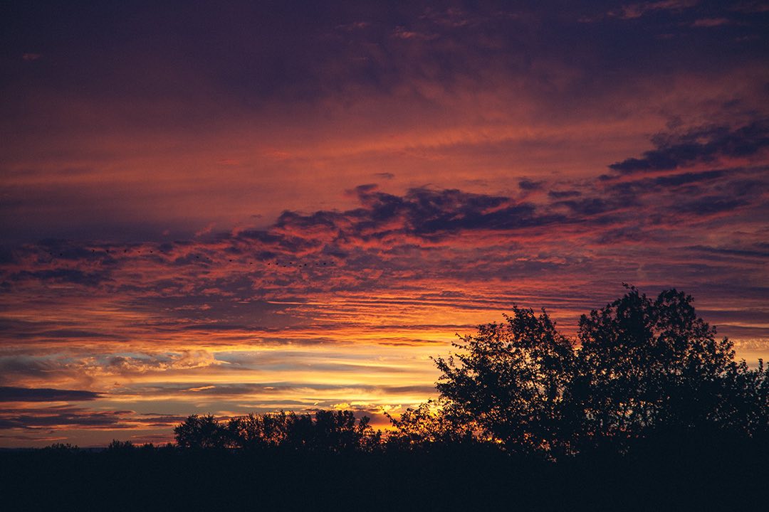 Sunset in Melrose, Nebraska
