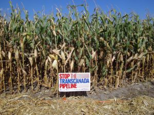 Anti-pipeline sign.