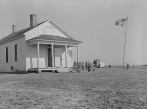 One-room schoolhouse in Seward County, Nebraska