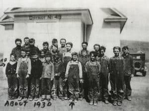 District 49 School Group, 1930s Nebraska
